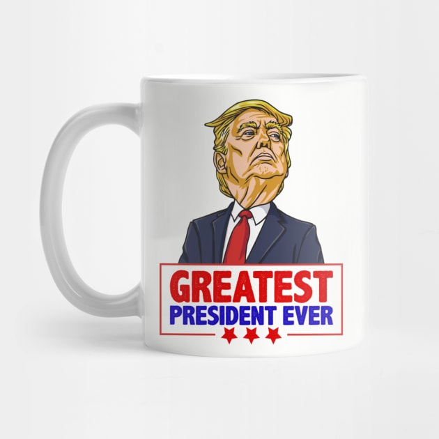 Greatest President Ever Pro Trump Support 2020 shirt gift by BadDesignCo